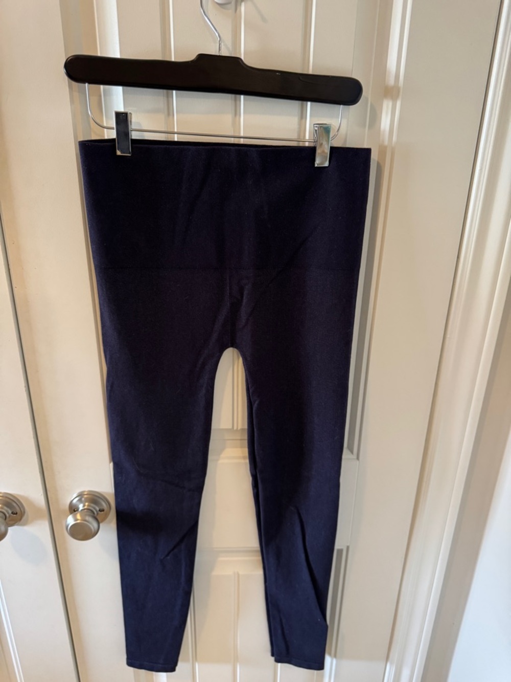High-Rise Navy Leggings